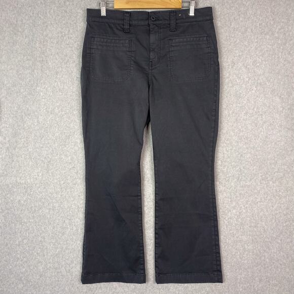Madewell Womens 31 Kick Out Crop Pants in Dark Pavement - Picture 1 of 10